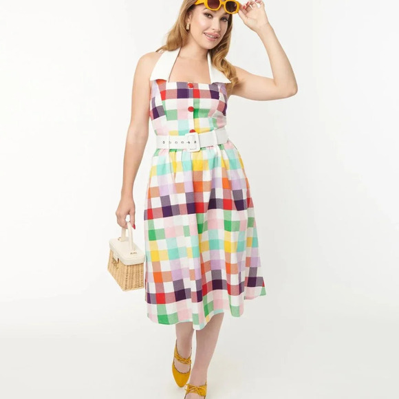 Modcloth "Rainbows Over Hollywood" Swing Dress - Picture 6 of 6
